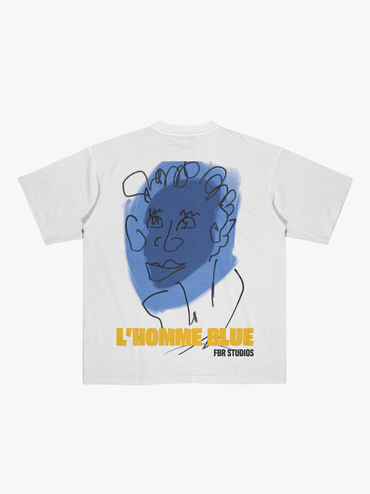 L'Homme Blue Oversize T-Shirt