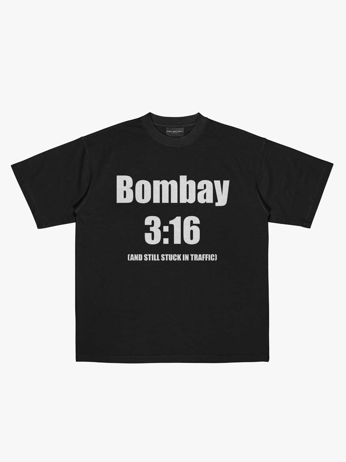 Bombay 3:16 Black Oversize T-Shirt