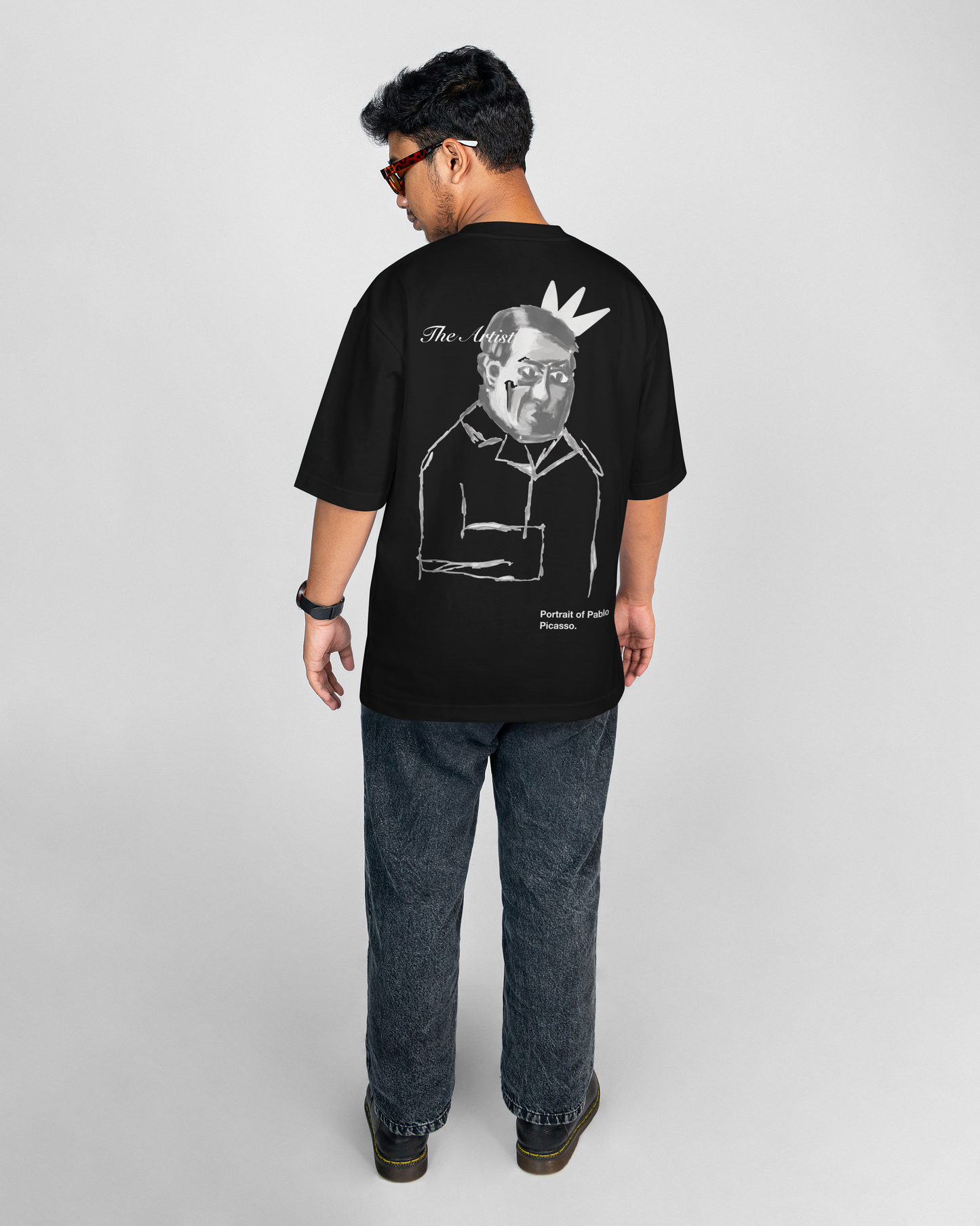 Portrait of Pablo Black Oversize T-Shirt