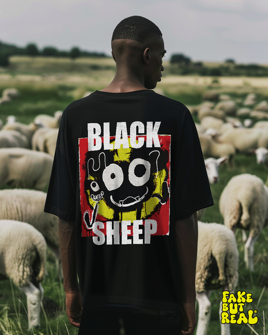 Black Sheep Black Oversize T-Shirt