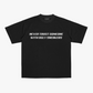 Never Trust Ugly Sneakers Black T-Shirt