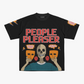 People Pleaser Oversize Black Tee