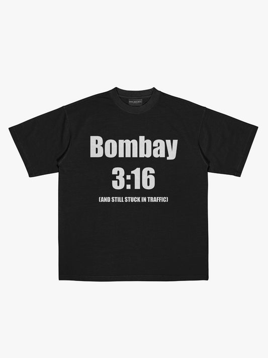 Bombay 3:16 Black Oversize T-Shirt