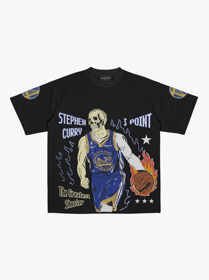 Bootleg Steph Curry Black T-Shirt