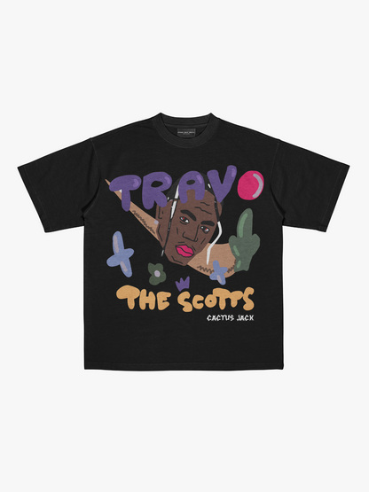 Bootleg Travis Scott Black T-Shirt