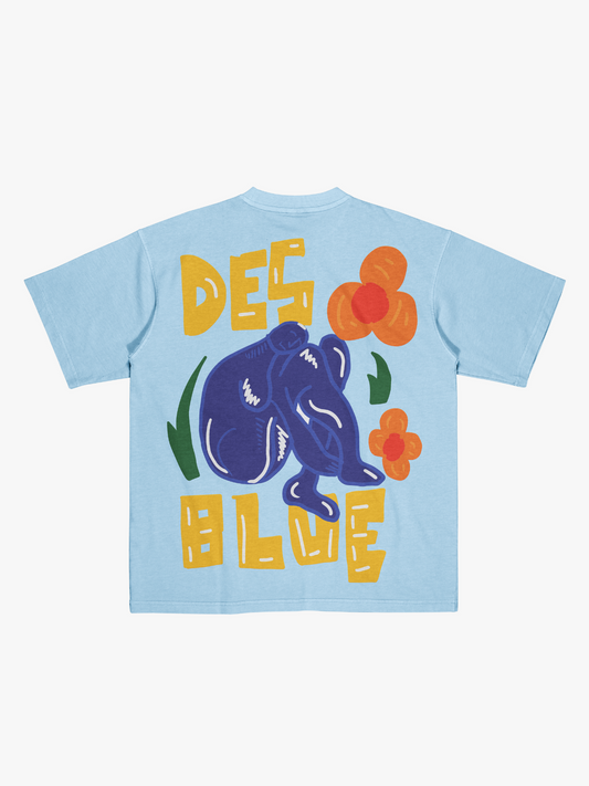 Des Blue Oversize T-Shirt