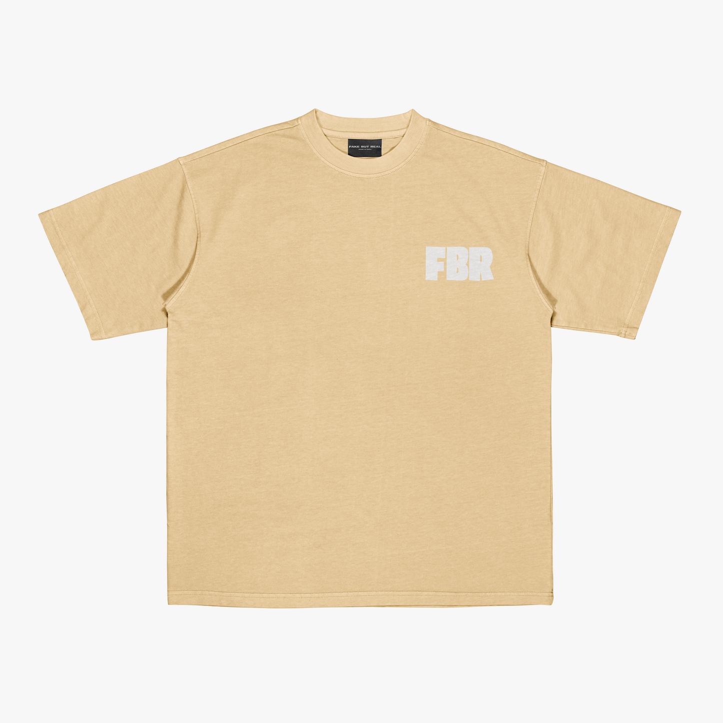 Good Vibes Only Beige Oversize T-Shirt