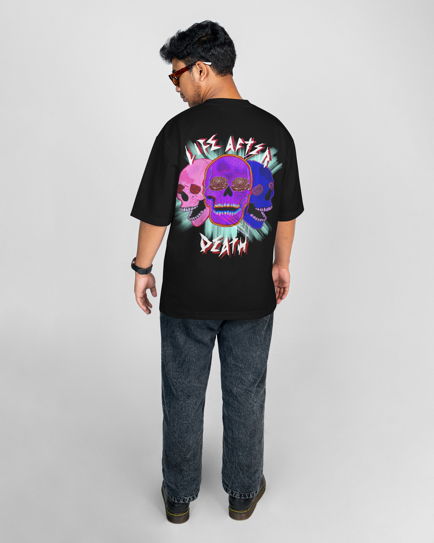 Life After Death Black Oversize T-Shirt